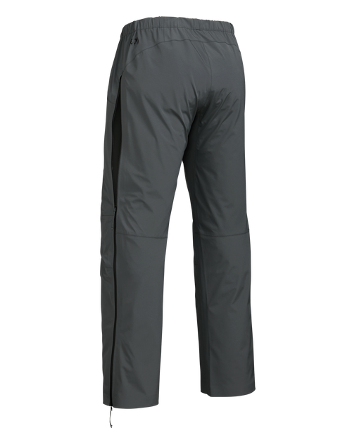 Back of Northridge Rain Pant in Gunmetal Grey
