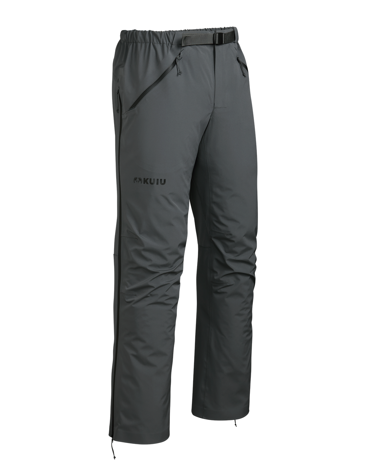 Front of Northridge Rain Pant in Gunmetal Grey